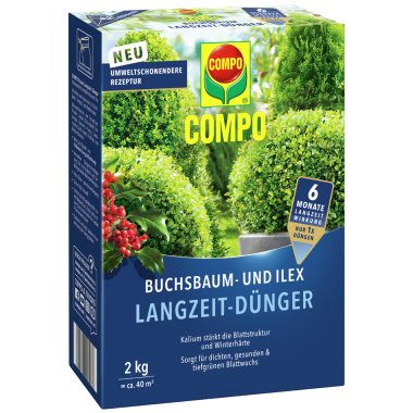 Buchsbaum-Dünger & COMPO Buchsbaum- und Ilex Langzeit-Dünger, 2 kg