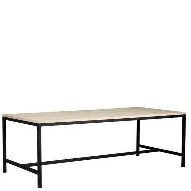 Esszimmer Massivholztisch & Industry Tisch aus Eiche White Wash massiv