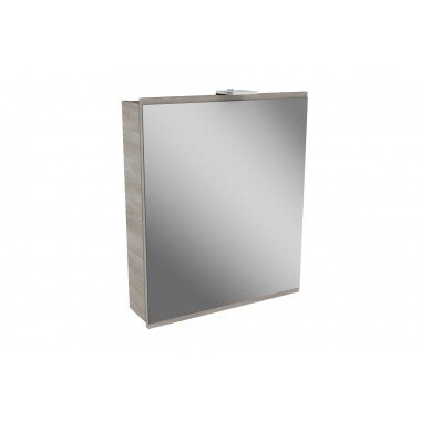 Fackelmann LIMA LED Spiegelschrank 60 cm breit, Braun
