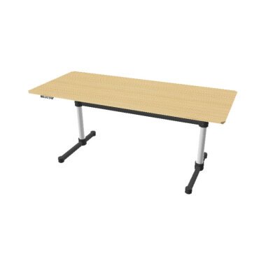 Höhenverstellbarer Tisch aus Eiche & USM Haller Haller Tisch Kitos E2