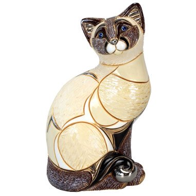Keramikfigur 'Siamkatze'