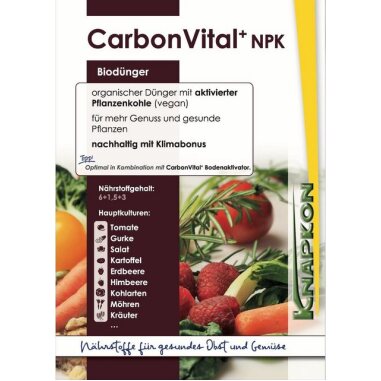 Knapkon Gemüsedünger Carbon Vital+ NPK, 2,5 kg