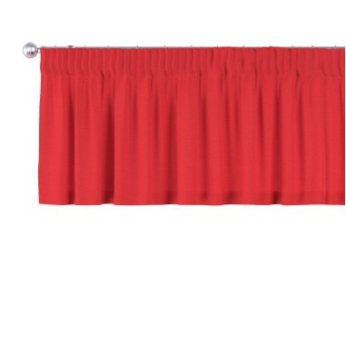 Kurzgardine mit Kräuselband, rot, 130 x 40