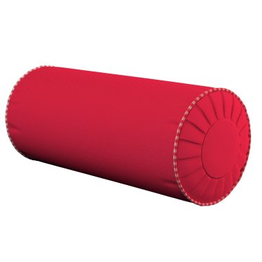 Nackenrolle mit Falten, rot, Ø 20 x 50 cm