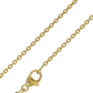trendor 35903 Halskette für Kinder 333 Gold Ankerkette 1,5 mm Länge 38/36 cm