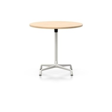 Vitra Eames Contract Table rund ∅70cm, Furnier Eiche hell, Ausleger