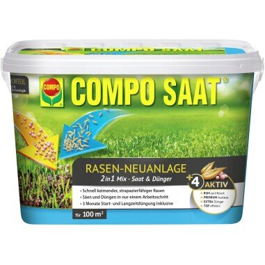 Compo Saat Rasen-Neuanlage-Mix Rasen und