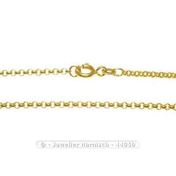 Erbskette Goldkette Gold 585 42cm 2mm +Erbskette+