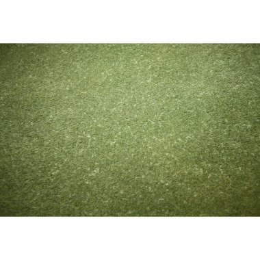 Handgefertigter Teppich Deboer aus Wolle in Grün