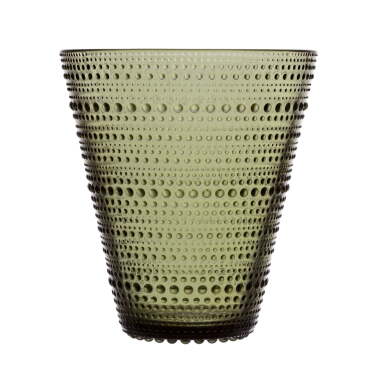 Iittala Kastehelmi Vase 154 mm, moosgrün