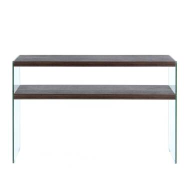 Konsolentisch & Flur Tisch in Nussbaumfarben 110 cm breit