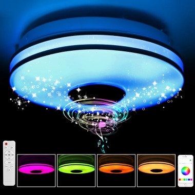 RGB LED Deckenlampe Dimmbar mit Bluetooth