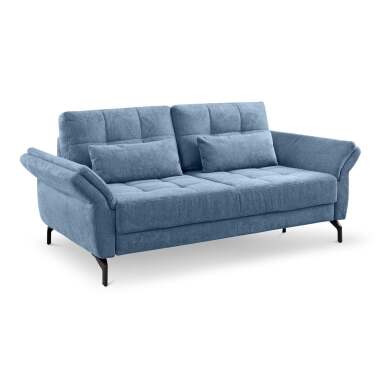Sofa 3-Sitzer BRONX grey blue
