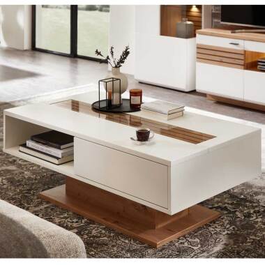 Sofa Tisch modern mit einer Schublade 120