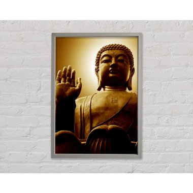 Buddha Statue Einzelner Bilderrahmen Kunstdrucke