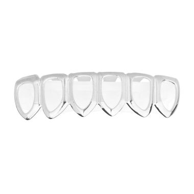 Grillz Silber One size fits all HOLLOW Bottom