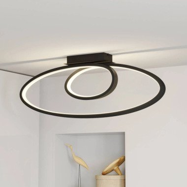 Lucande Bronwyn LED-Deckenleuchte, 98 cm