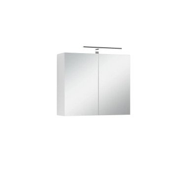 70 cm x 60 cm Spiegelschrank Eubha mit LED Beleuchtung
