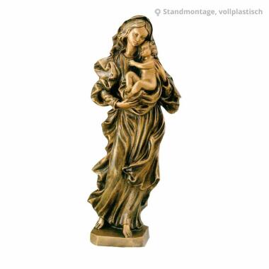 Bronzefigur Heilige Mutter Jesu Madonna Cautus