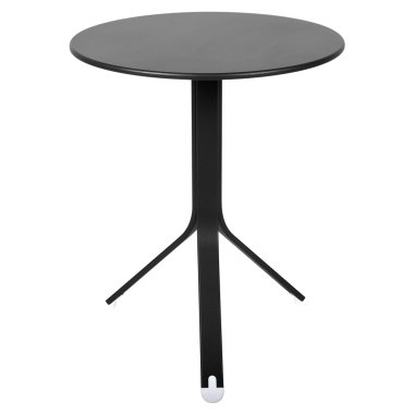 Design Bartisch Rund & Fermob Rest´O Tisch rund 42 Lakritze matt