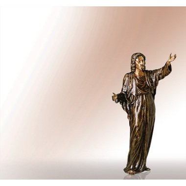 Grabfigur mit Jesus & Jesus Grabfiguren aus Bronze