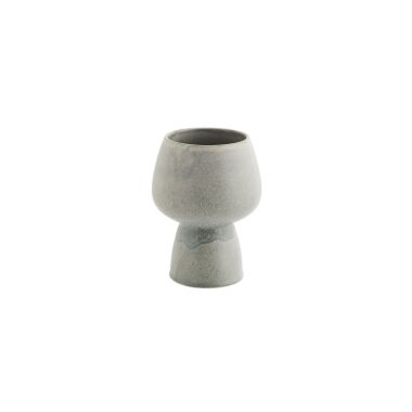 Keramik-Pflanztopf H21, grau