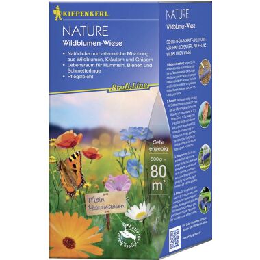 Samen für Blumenwiese & Kiepenkerl Saatgut Wildblumen-Wiese ca. 80 qm