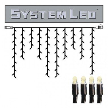 System LED Black | Lichtvorhang | koppelbar