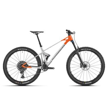 Carbon Trail Mountainbike & Mondraker Raze Carbon R 29 Zoll 12K Fully Racing Silver/Orange