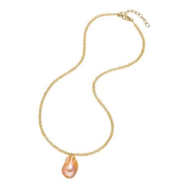 Firetti Kette mit Anhänger »Schmuck Geschenk, Steinkette mit Perle«, Made in Ger