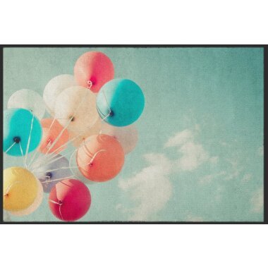 Fussmatte Luftballons 10444 - 140 cm x 220 cm / Ohne Gummirand