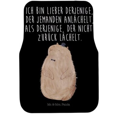 Fußmatte Murmeltier Schwarz Geschenk, Tiere