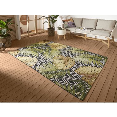 HANSE Home Outdoorteppich Diamonds and Leaves