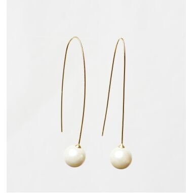 Modeschmuck Ohrringe von Sweet7 aus Perlen in Gold