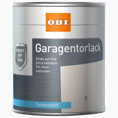 OBI Garagentorlack Grau seidenmatt 750 ml