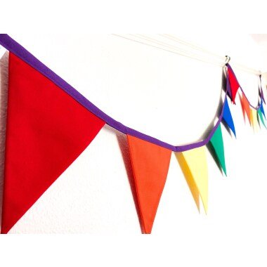Regenbogen Wimpelkette, Danke Nhs Banner