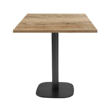 RestooTab Tisch Round quadratisch mit schwarzem