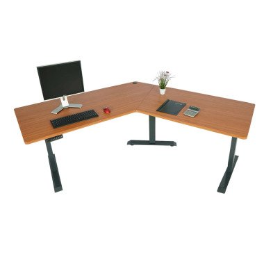 Schreibtisch MCW-D40, Computertisch, 120°