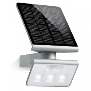 STEINEL XSolar L-S Solar-LED-Außenwandlampe silber