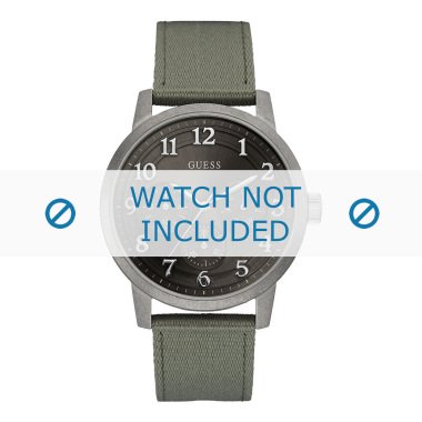 Textilband für Uhren in Grün & Guess Uhrenarmband W0975G4 Textil Grün
