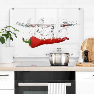 Wall-Art Herd-Abdeckplatte Spritzschutz Küche