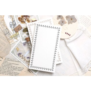 25 Notizkarten Vintage Rahmen, Journaling