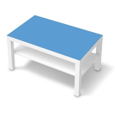 Designtisch in Blau & Möbelfolie IKEA Lack Tisch 90x55 cm Design: Blau Light