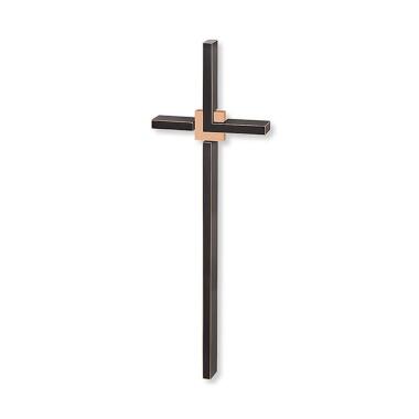 Edles Kreuz aus Bronze zur Grabsteingestaltung Kreuz Mikan