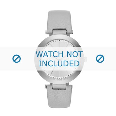 Lederband für Uhren in Grau & Uhrenarmband DKNY NY2460 Leder Grau 10mm