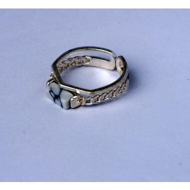 Modeschmuck Ring aus Silber & Modeschmuck Ring von Sweet7 aus Metall in Silber