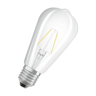Osram LED Lampe ersetzt 25W E27 St64 in Transparent
