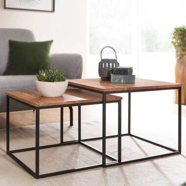 Wohnzimmer Tische modern aus Akazie Massivholz