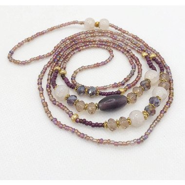Halskette Mit Perlen | Damen Perlenkette Glasperlenkette Ibizaschmuck