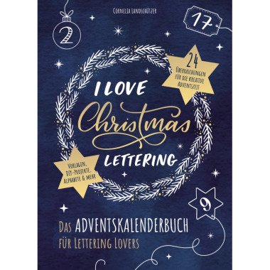 monbijou / I Love Christmas Lettering Das